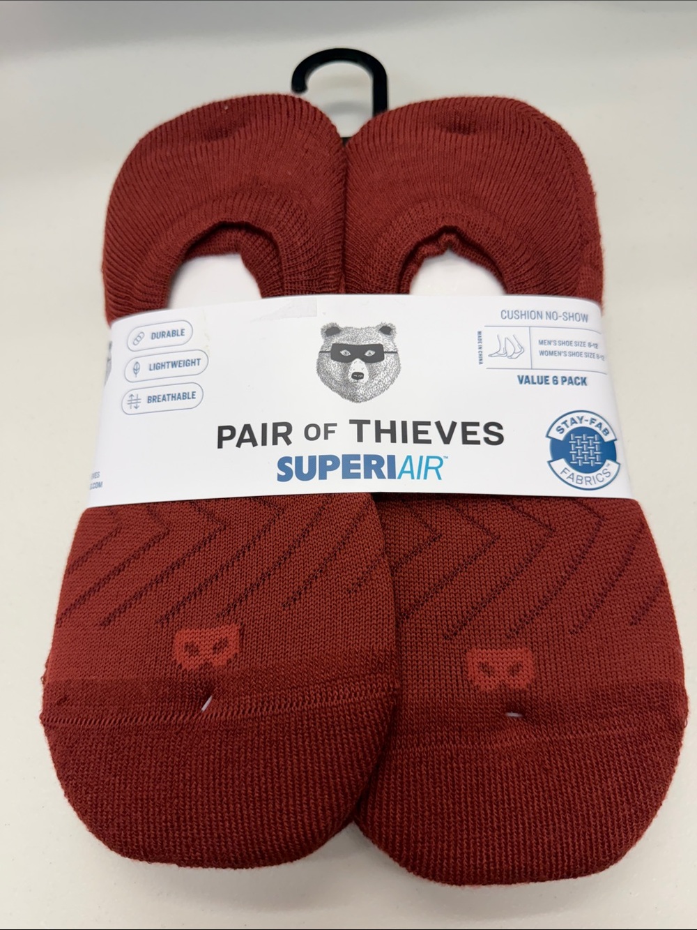 Pair Of Thieves Super Air No Show Socks Unisex